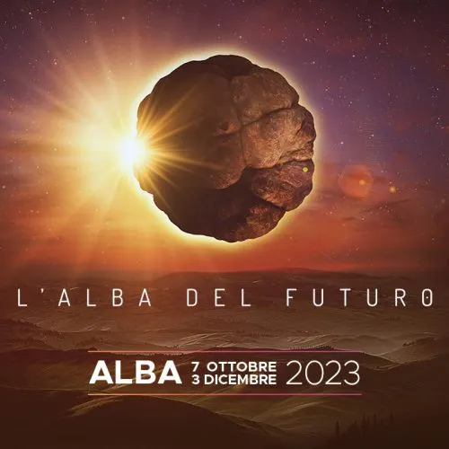 Locandina della fiera del tartufo 2023 di Alba
