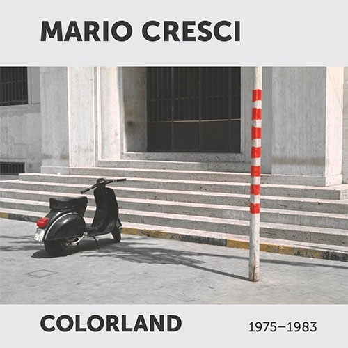 Locandina della mostra di Mario Cresci: Colorland a Bergamo